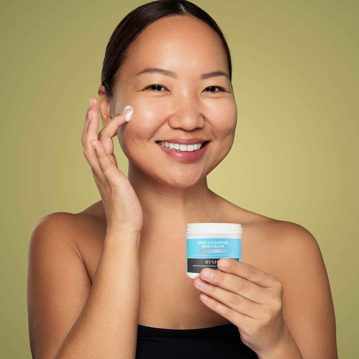 Deep Cleansing Skin Cream with Eucalyptus Oil – Invigorating Facial Cleanser | Dermatologist Tested | 12 oz (340 g)-2