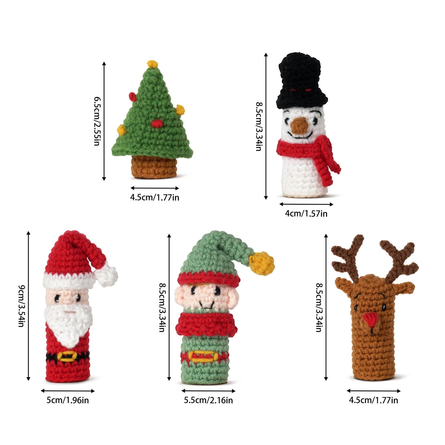 Christmas Amigurumi DIY Crochet Kit Wizardi F07N8-M238-4