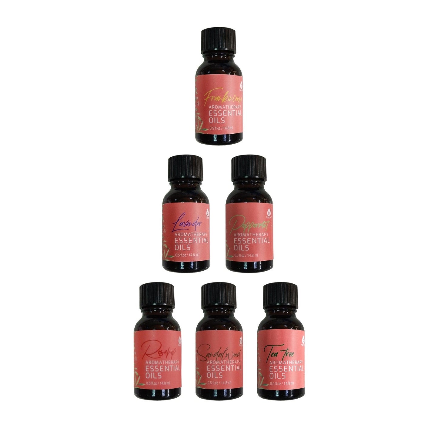 6 Pack of Aromatherapy Essential Oils-1