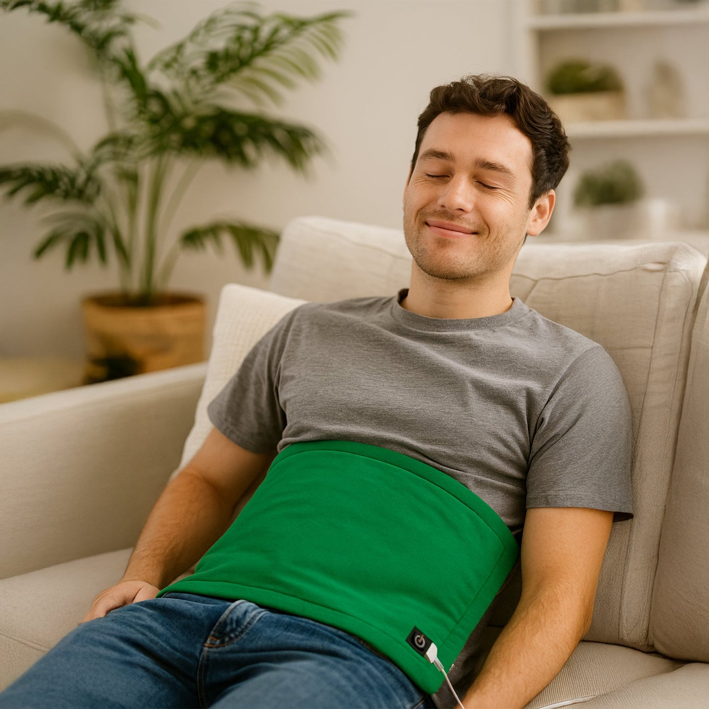 Pursonic Large Electric Heating Pad with USB-C – 12"x24", Ultra Soft Fabric, 3 Heat Settings, Auto Shut-Off-4