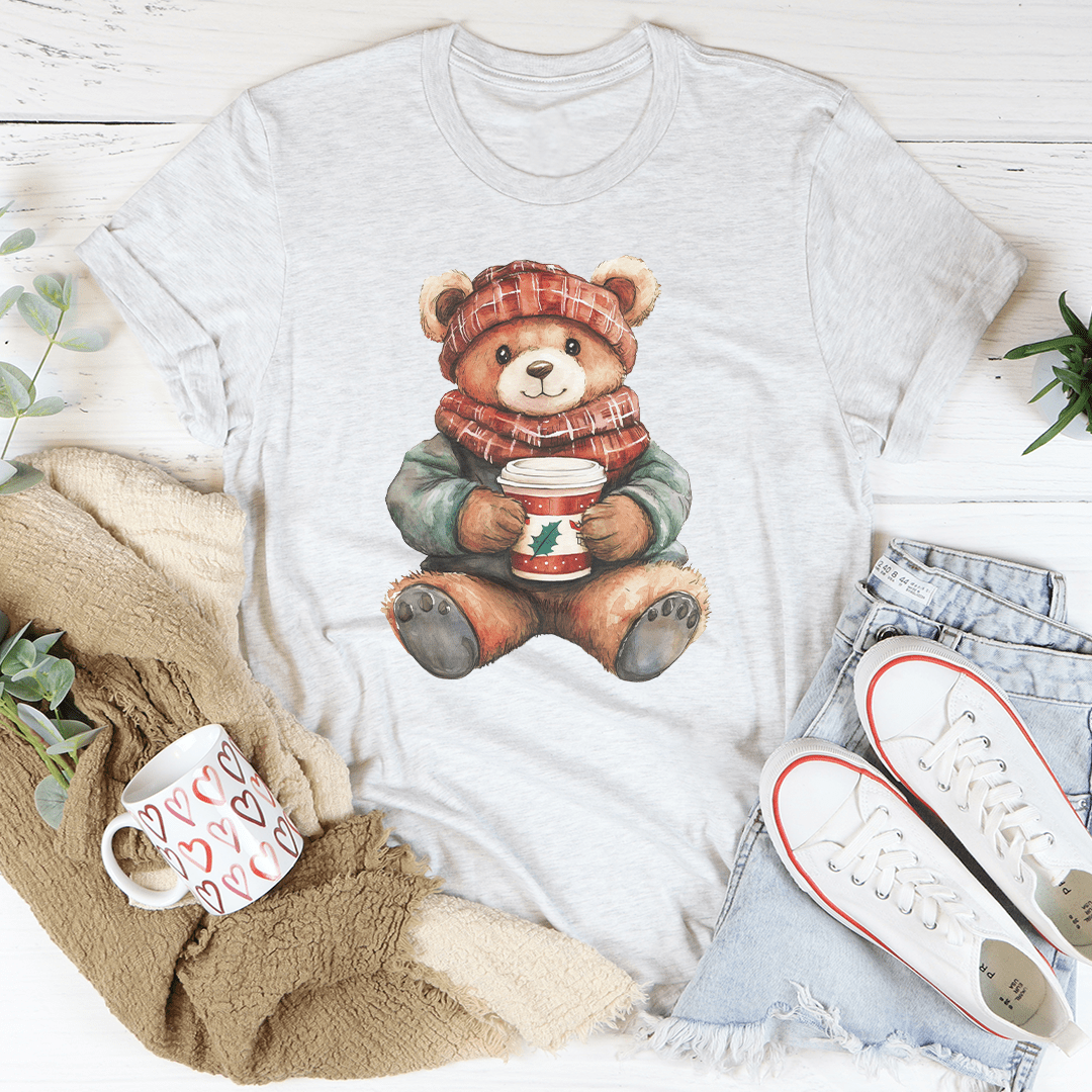 Christmas Cuddle Bear Tee-3