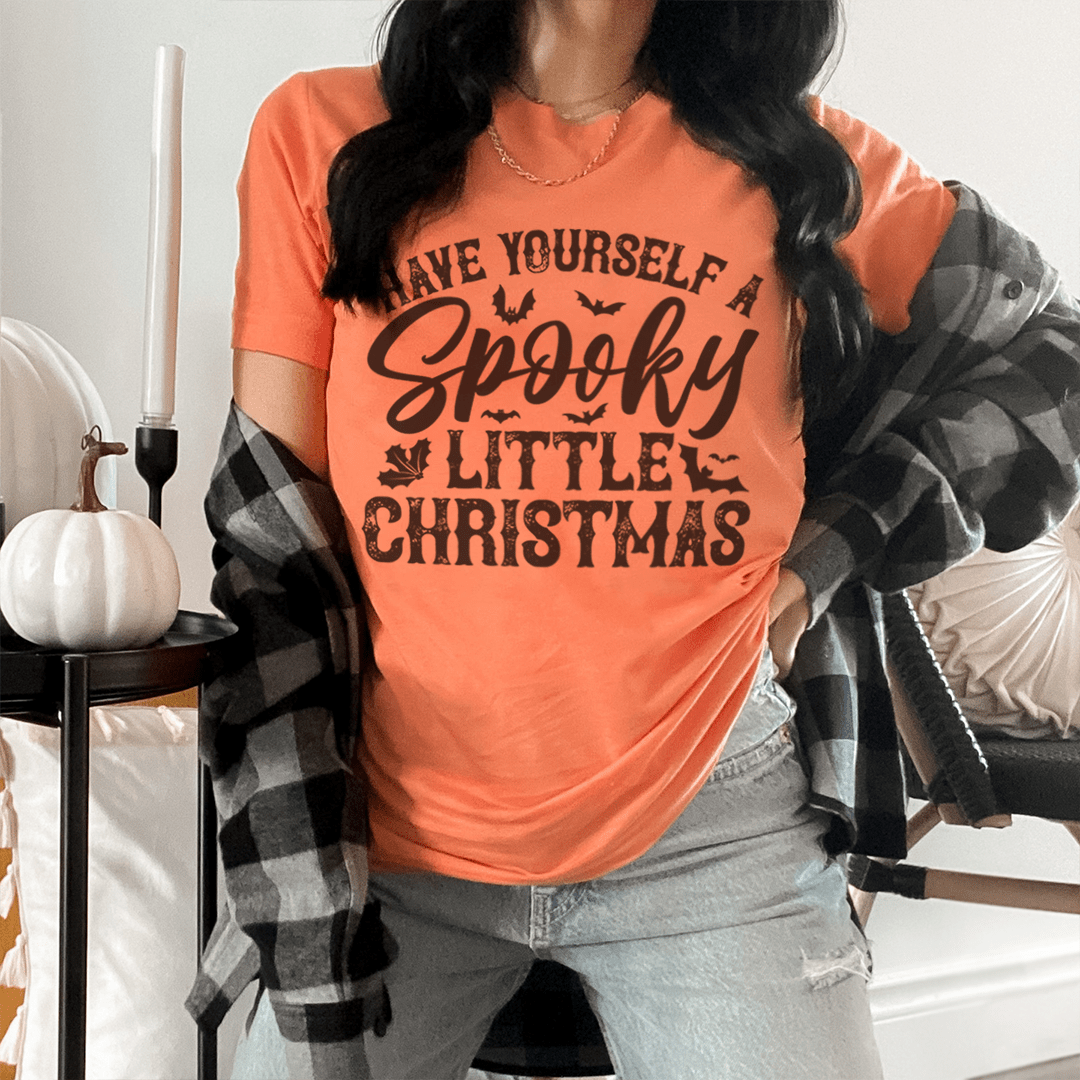 Have Yourself A Spooky Little Christmas Tee-3