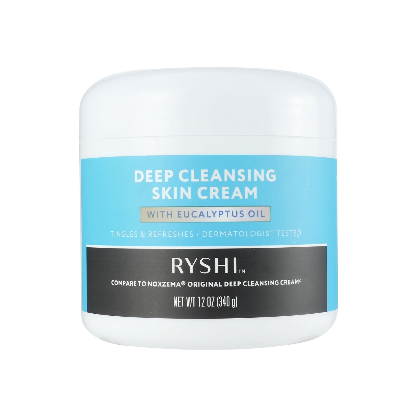 Deep Cleansing Skin Cream with Eucalyptus Oil – Invigorating Facial Cleanser | Dermatologist Tested | 12 oz (340 g)-0