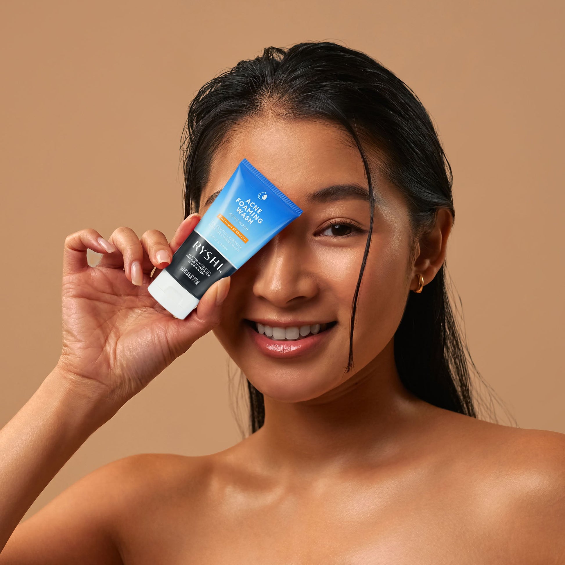 Acne Foaming Wash – Maximum Strength Acne Treatment with 10% Benzoyl Peroxide | Face & Body Cleanser | Fragrance-Free-2