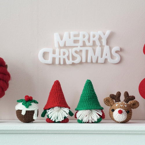 Christmas Amigurumi DIY Crochet Kit Wizardi F07N8-M118-0