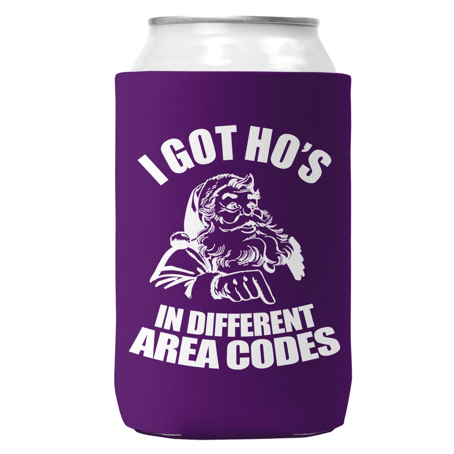 I Got Ho's In Different Area Codes Can Coozie for Christmas-3