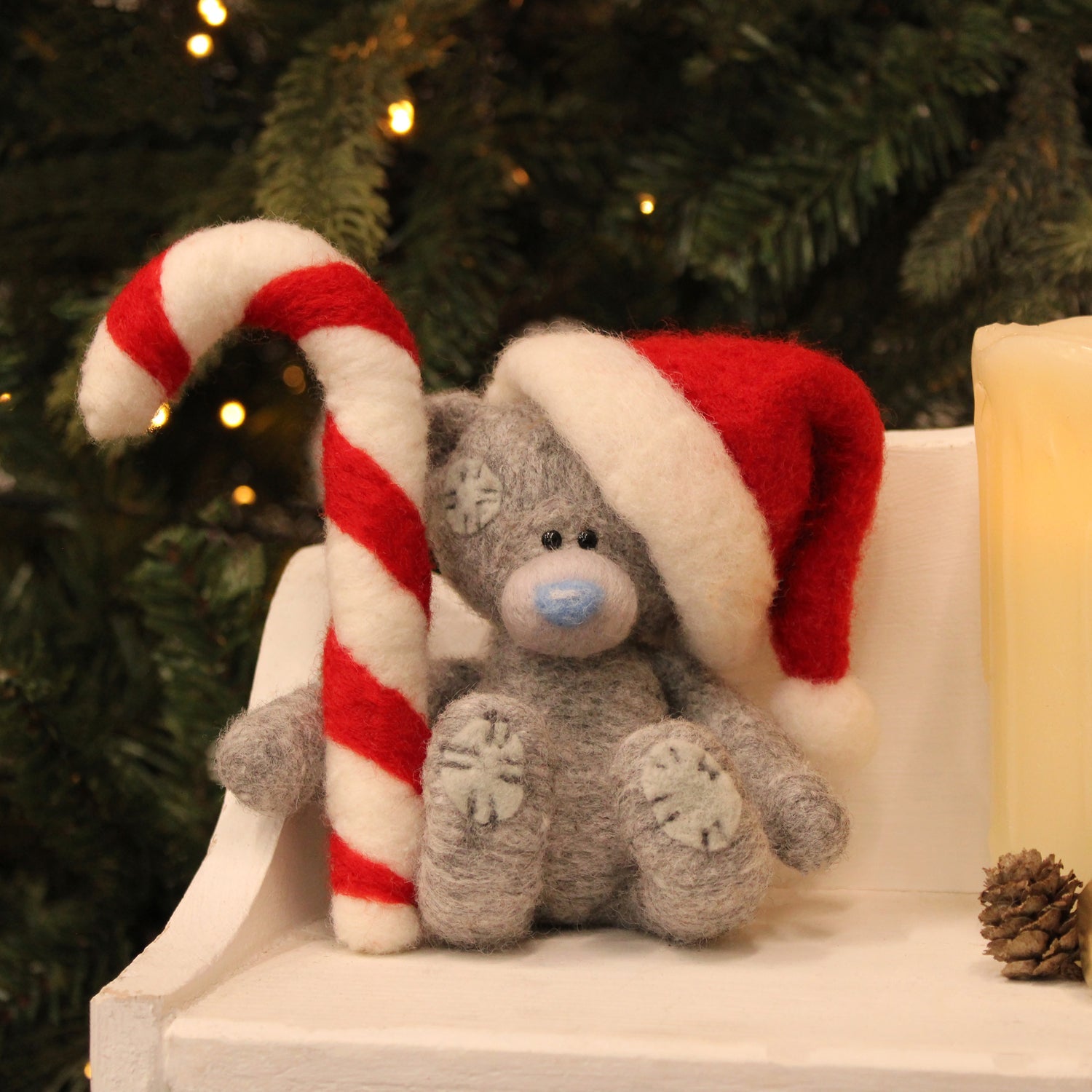 Felting Kit - Tatty Teddy Christmas Needle Felt Kit-1