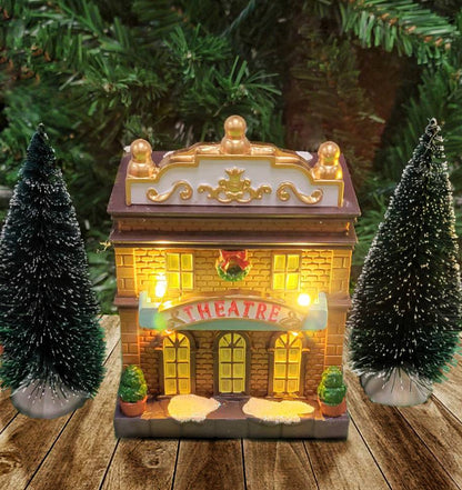 Christmas Village Set with LED Lights F07M4-28-W223-1
