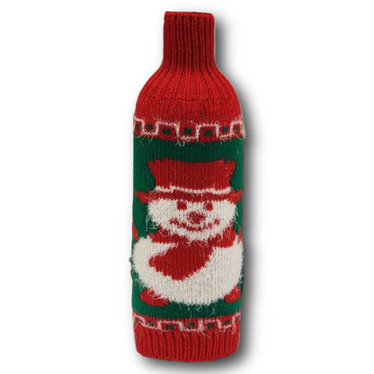 Snowman Christmas Bottle Cover F07M5-7B-0