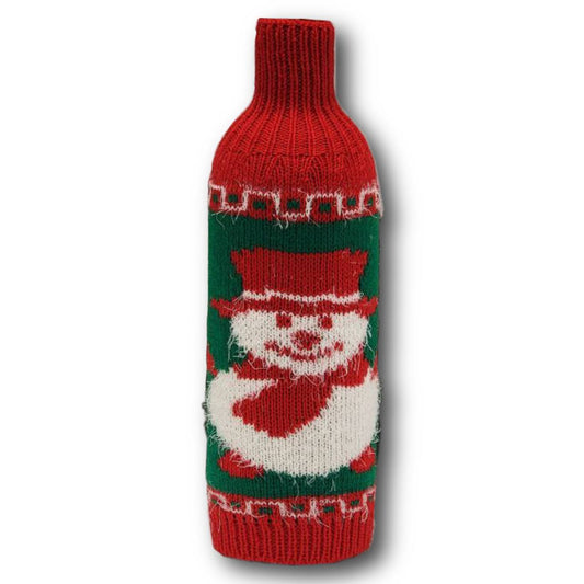 Snowman Christmas Bottle Cover F07M5-7B-0