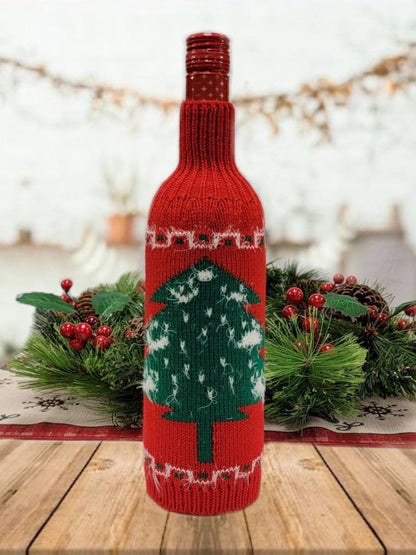 Christmas Tree Bottle Cover F07M5-7E-1