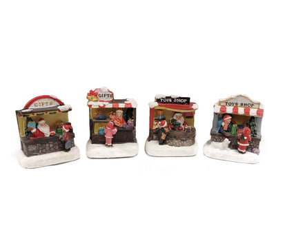 Santa's Gift Shop Christmas Miniature. Christmas Village F07M3-30A-2
