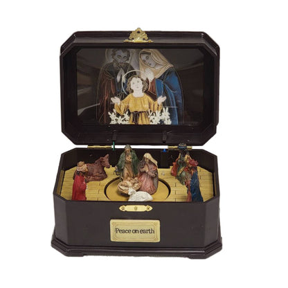 Traditional Nativity Scene Christmas Miniature. Christmas Village F07M4-4-0