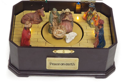 Traditional Nativity Scene Christmas Miniature. Christmas Village F07M4-4-3