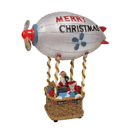 Hot Air Balloon Christmas Miniature. Christmas Village F07M3-25-0