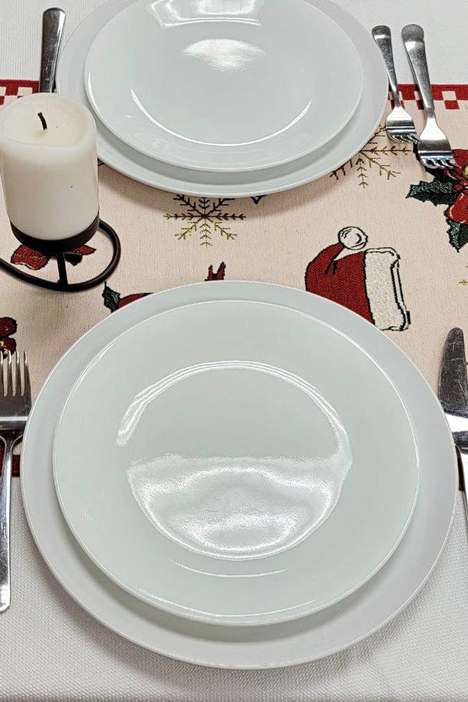 Classic Holiday Ornaments Christmas Table Runner F07M5-10A-2