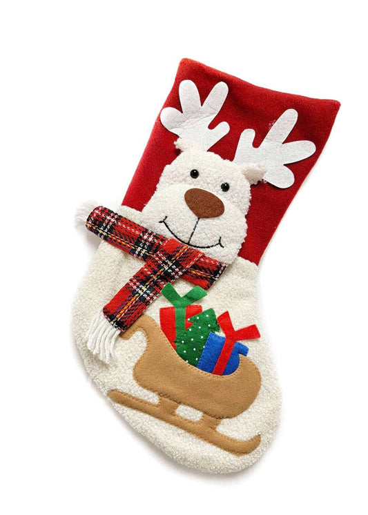 Deer Christmas Sock F07M5-4 Deer-0
