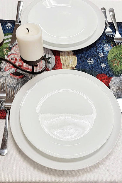 Santa Claus Christmas Table Runner F07M5-8C-2