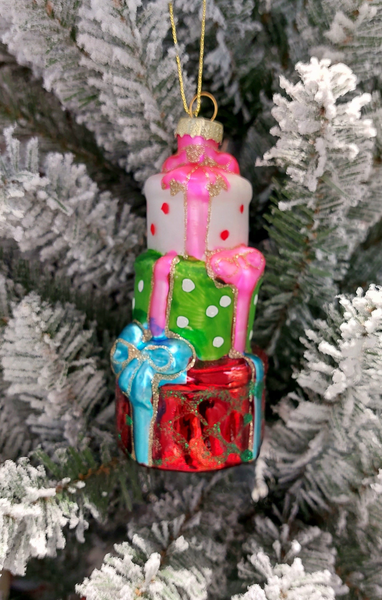 Christmas Glass Ornament - Christmas Gifts by Wizardi F07M3-47 HB-SY25439-0