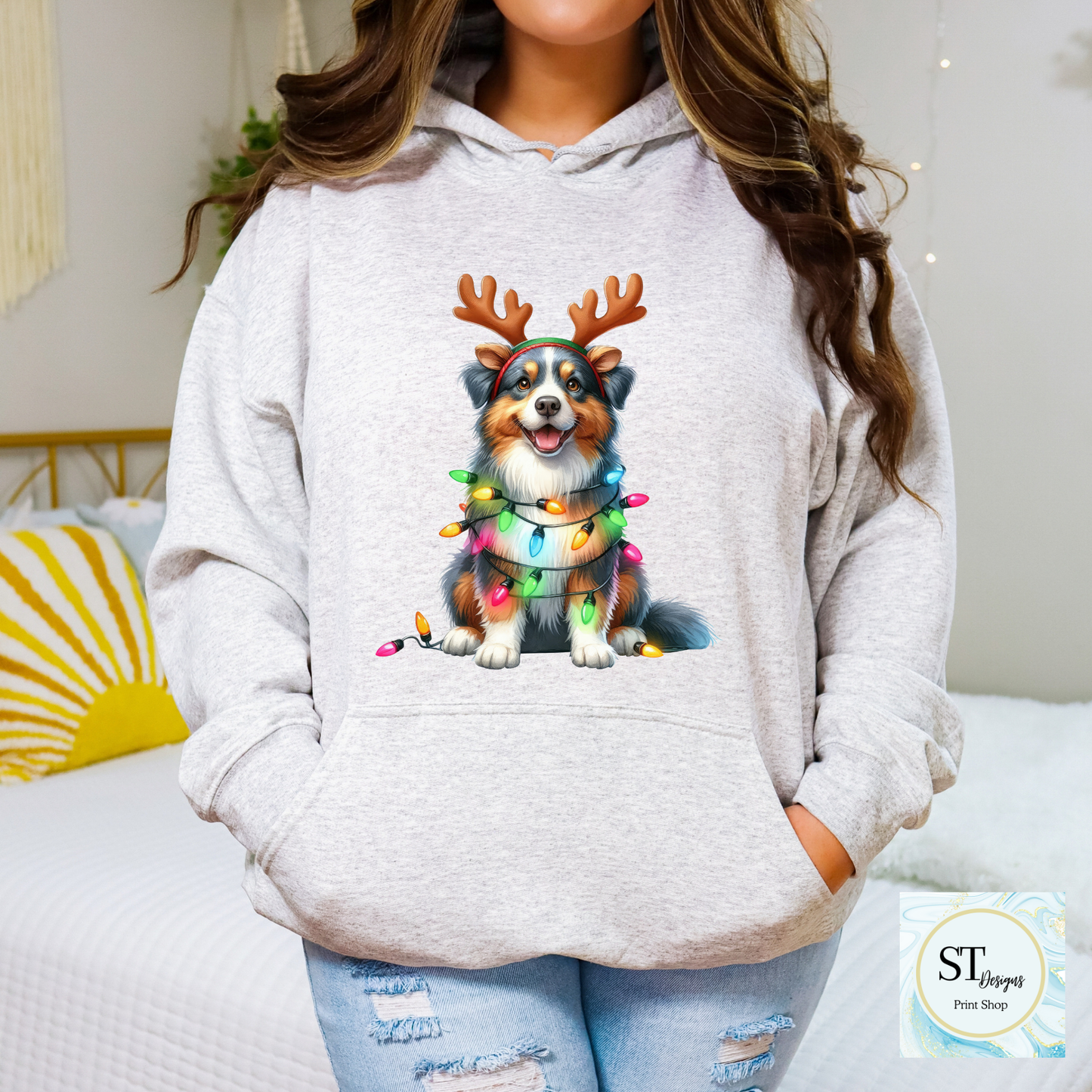 Aussie Christmas T Shirt For Festive Fans Premium Ink Lightweight Breathable Fabric USA Printed S To 5XL