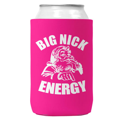 Big Nick Energy Can Coozie Can Cooler for Christmas-3