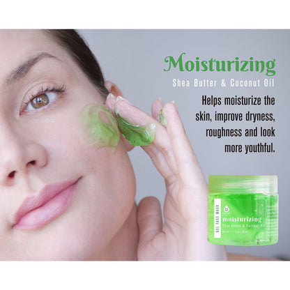 3 Pack Facial Therapy Gel Face Mask With Mask Applicator-4