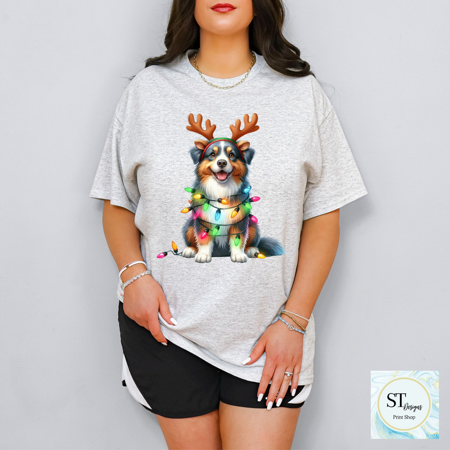 Aussie Christmas T Shirt For Festive Fans Premium Ink Lightweight Breathable Fabric USA Printed S To 5XL