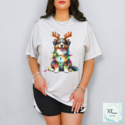 Aussie Christmas T Shirt For Festive Fans Premium Ink Lightweight Breathable Fabric USA Printed S To 5XL