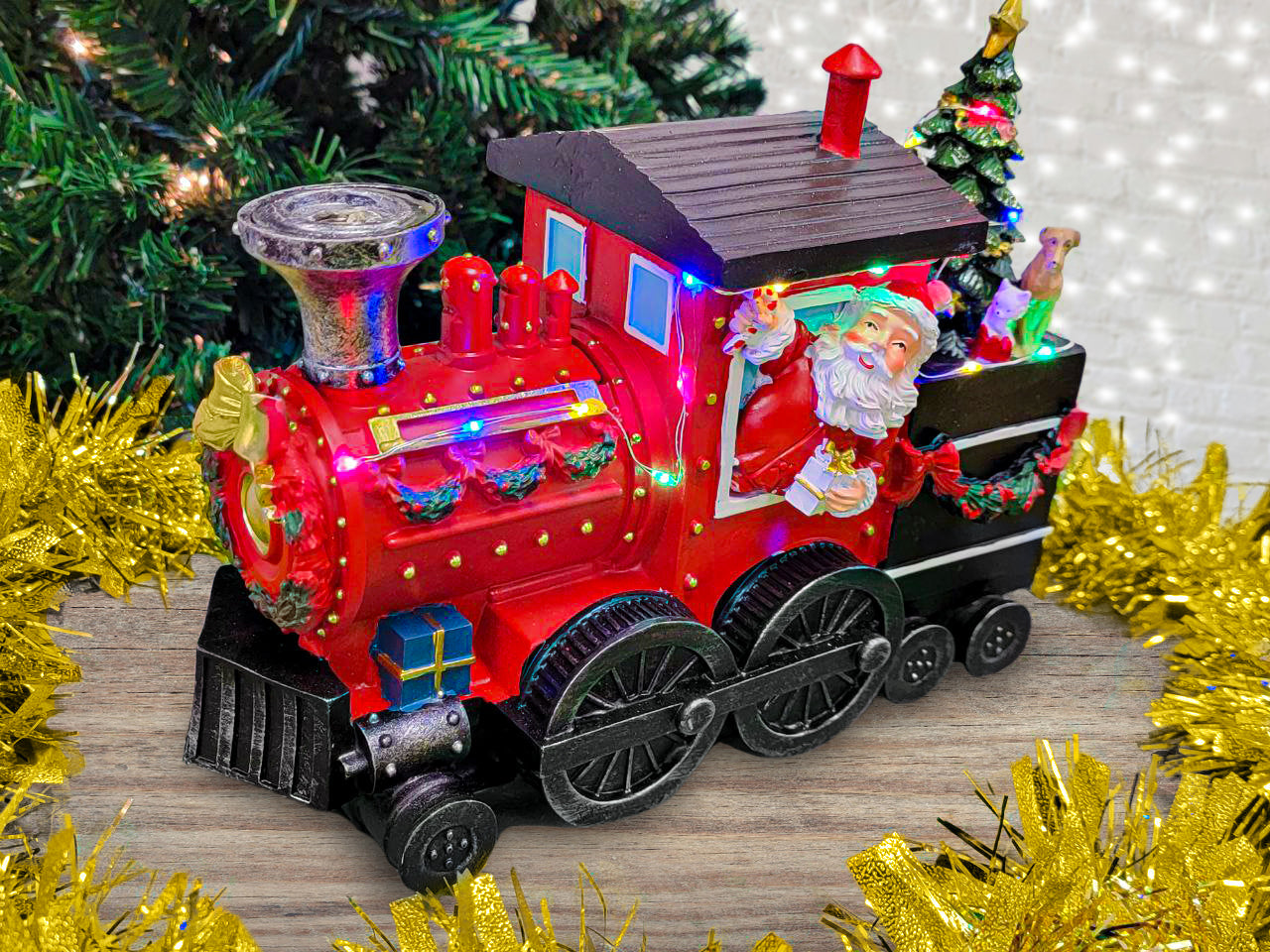 Christmas Train Decoration. Christmas Village F07M3-6-FQ22026-1