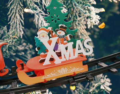 Christmas Train with Christmas Tree Stand F07M4-35-W268-3