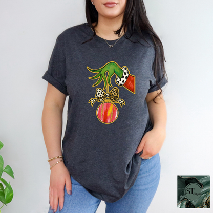 Green Hand Christmas Ornament-3