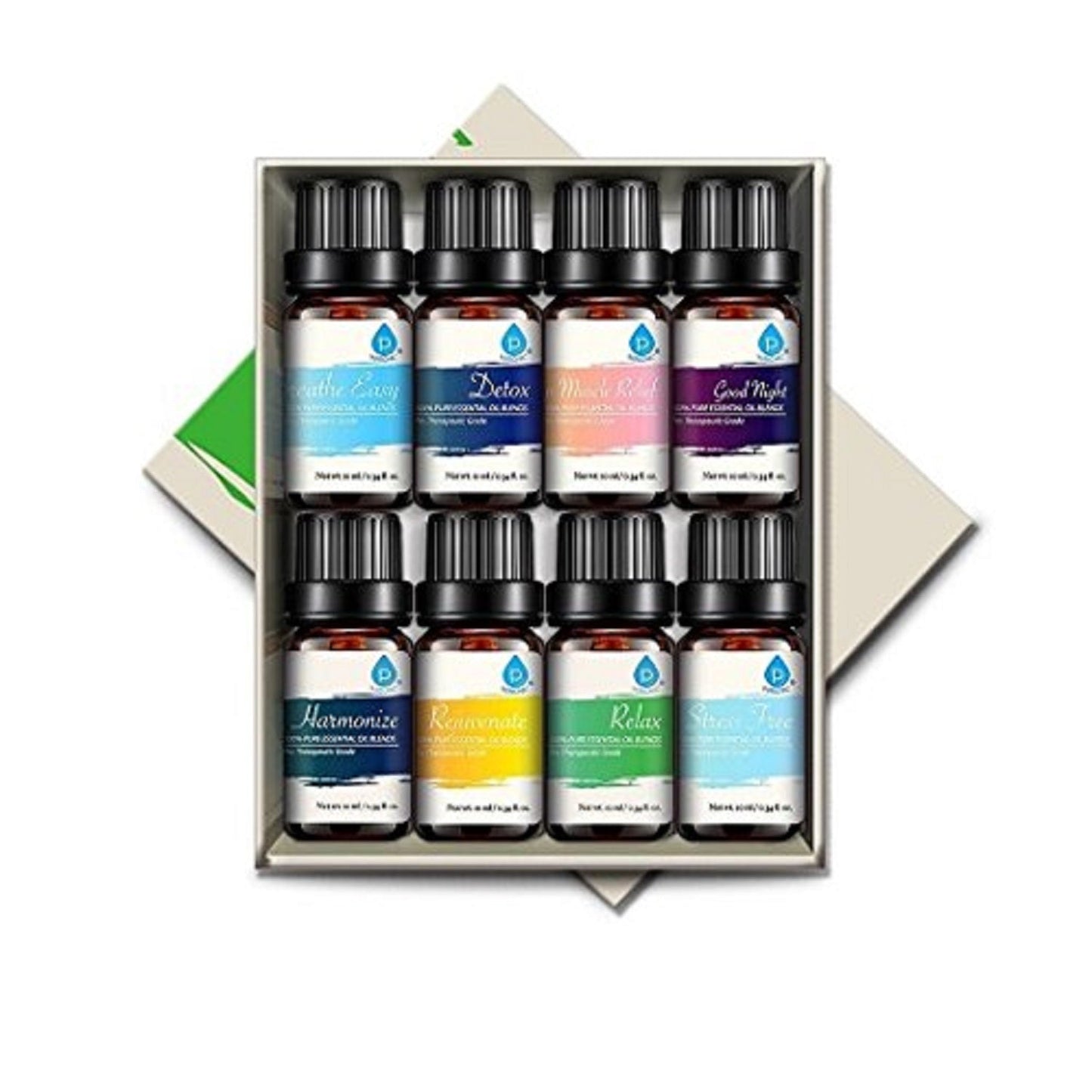 8 Pack of 100% Pure Essential Aromatherapy Oils-2