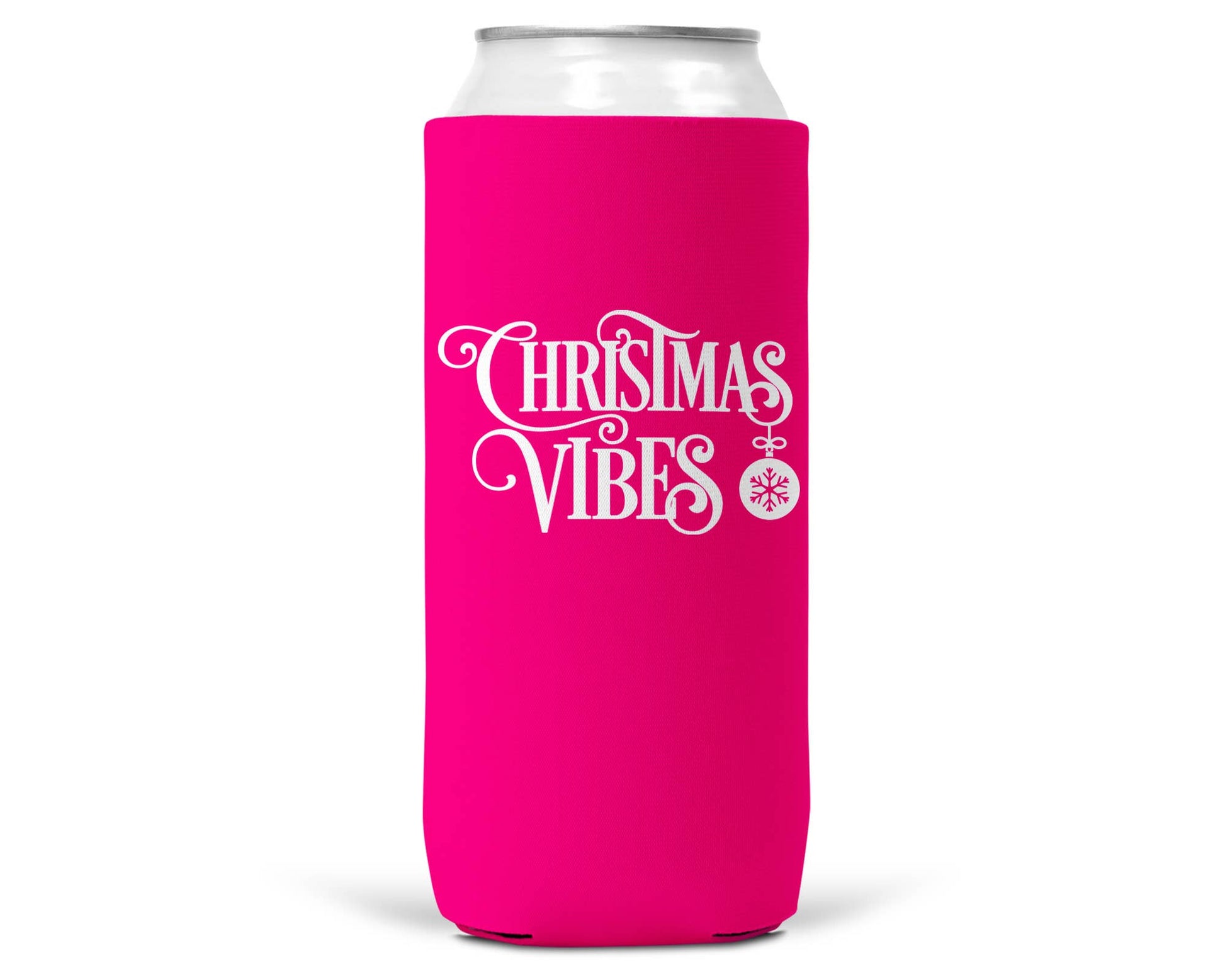 Christmas Vibes Christmas SLIM CAN Coozie 12oz Slim Cans-7