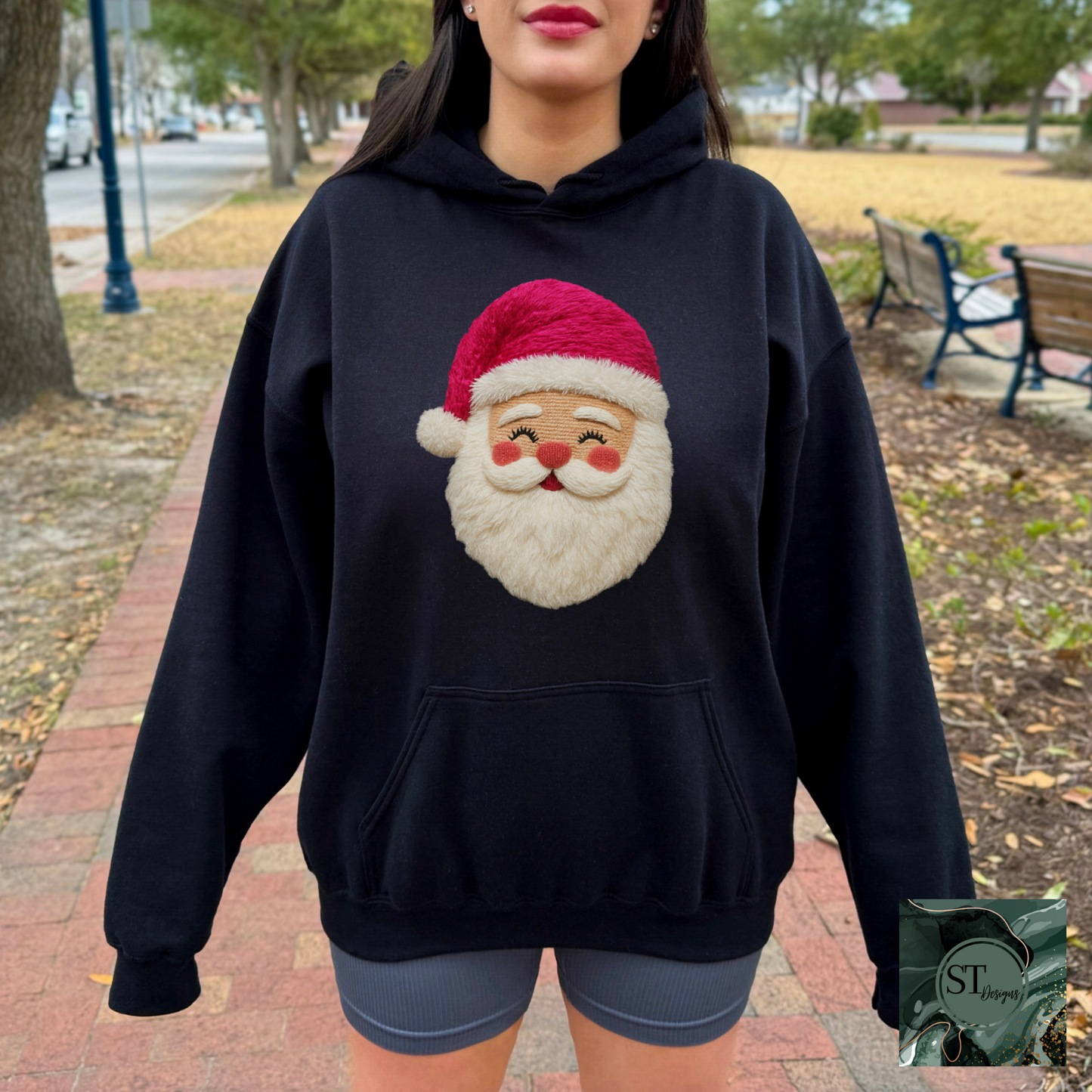 Christmas Santa Shirt Premium Durable Ink Print For Men Women Lightweight Breathable USA Made Gift Idea