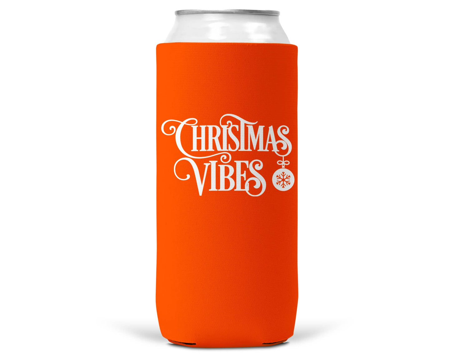 Christmas Vibes Christmas SLIM CAN Coozie 12oz Slim Cans-6