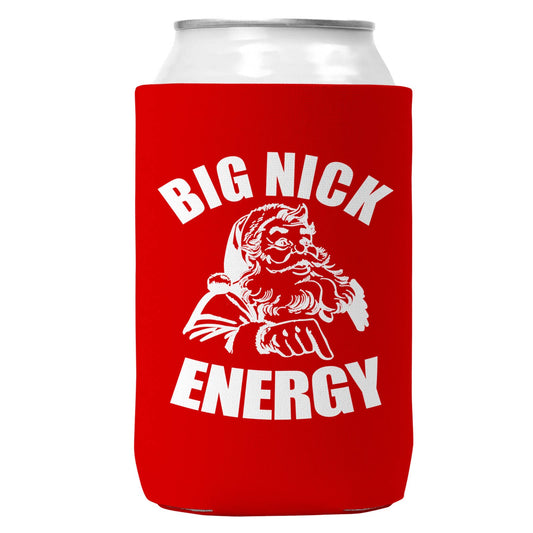 Big Nick Energy Can Coozie Can Cooler for Christmas-0