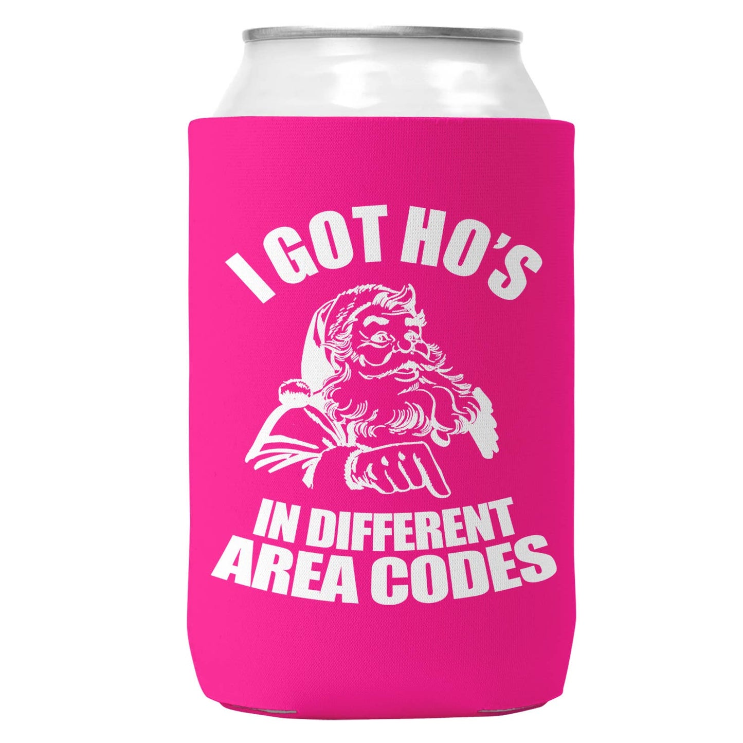 I Got Ho's In Different Area Codes Can Coozie for Christmas-5