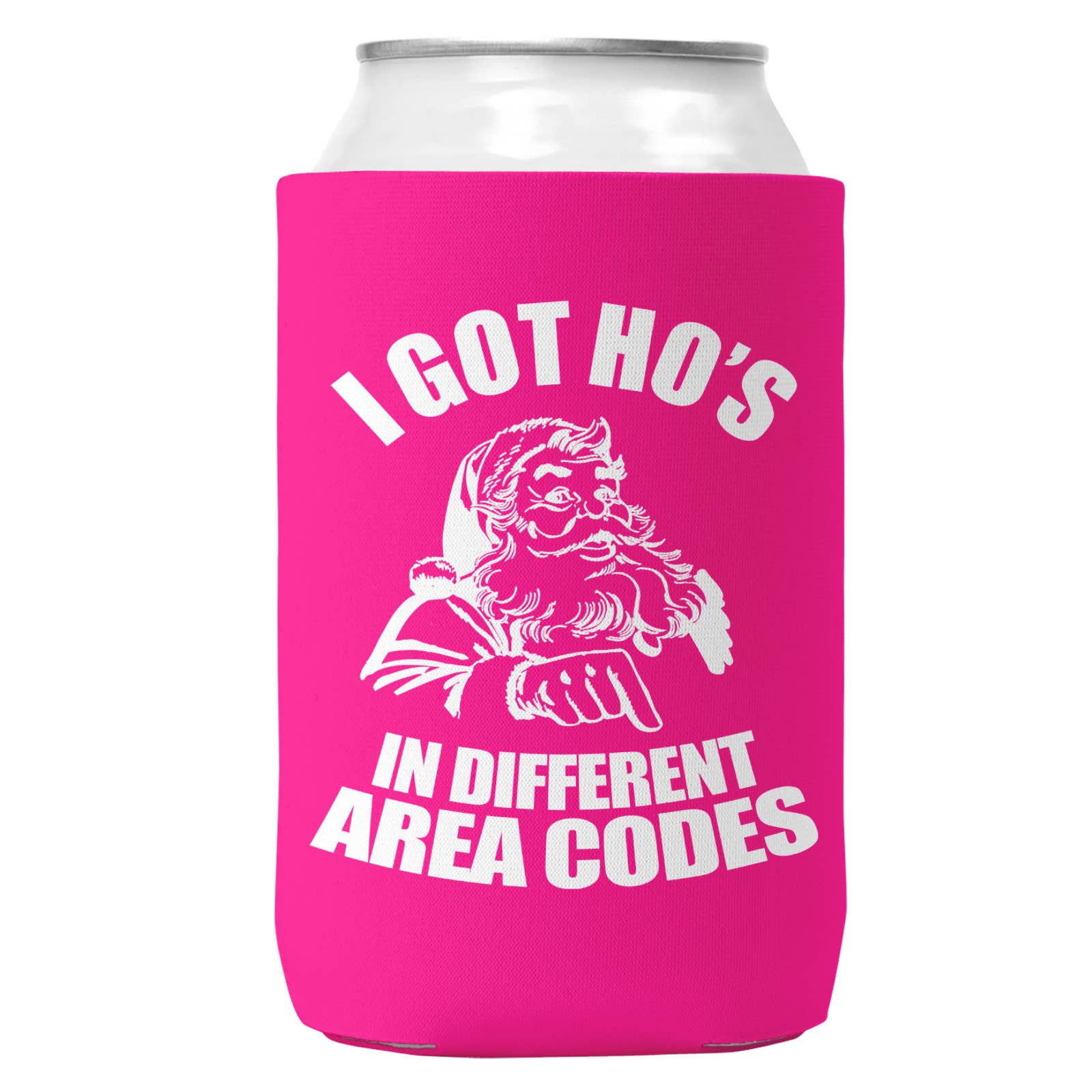 I Got Ho's In Different Area Codes Can Coozie for Christmas-5