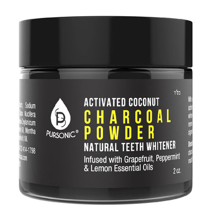 Activated Coconut Charcoal Powder Natural Teeth Whitener-0