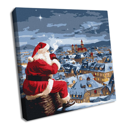 Painting by Numbers kit Christmas night KHO8352-0