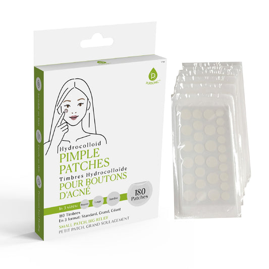 Pursonic Hydrocolloid Pimple Patches – Multi-Size Blemish Care for Faster Healing-0