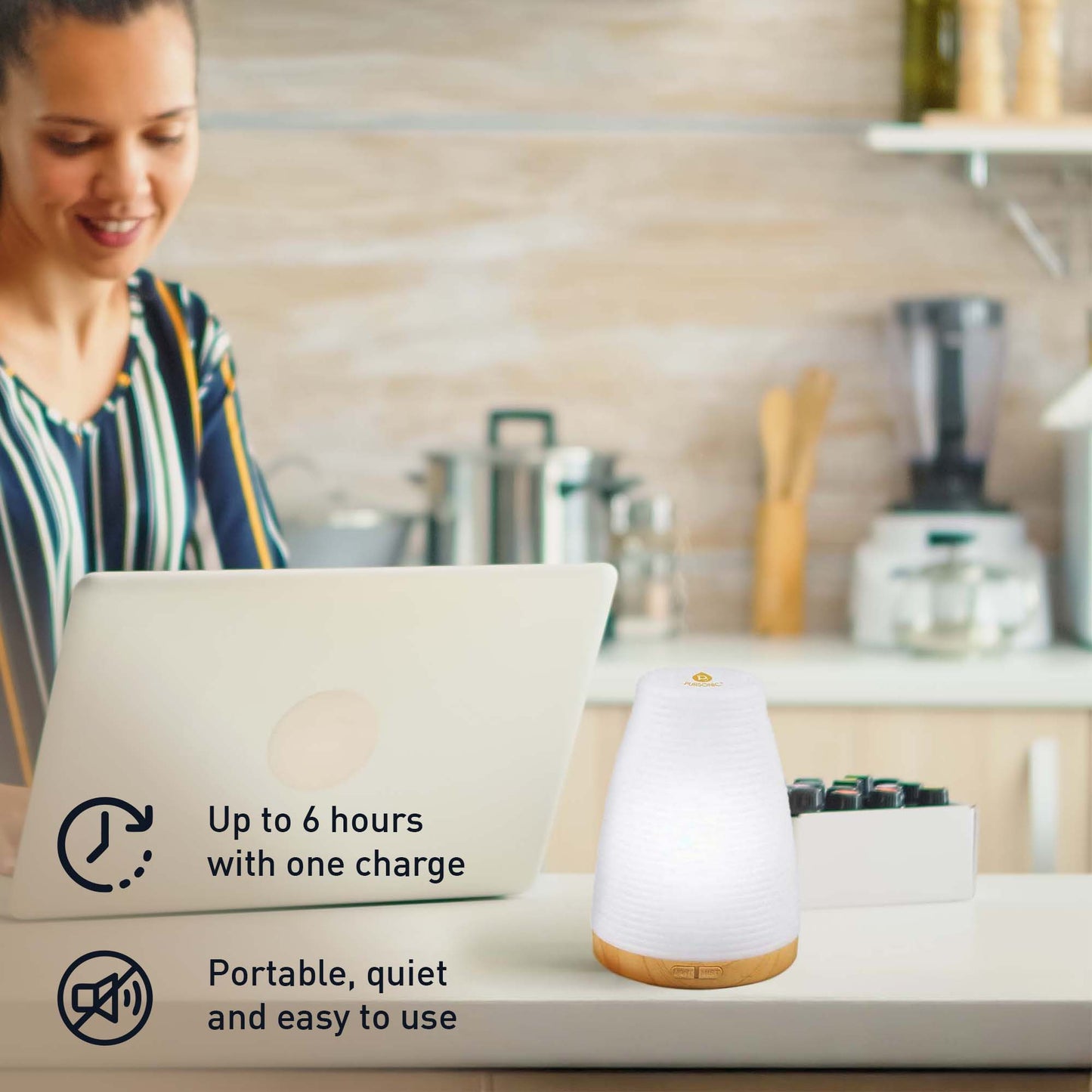 2-in-1 USB Essential oil Aroma Diffuser-1