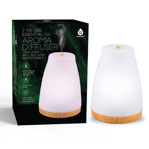 2-in-1 USB Essential oil Aroma Diffuser-0