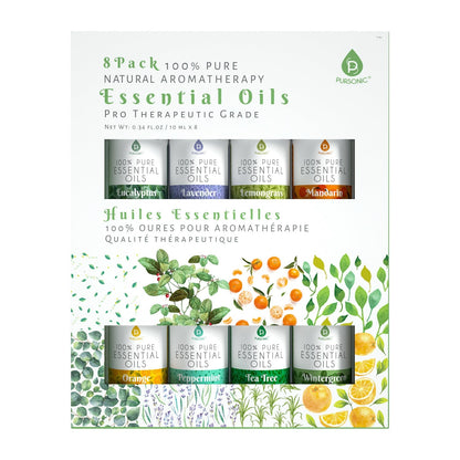 8 pack of 100% Pure Essential Aromatherapy Oils-0