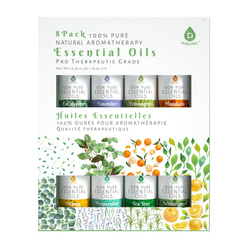 8 pack of 100% Pure Essential Aromatherapy Oils-0