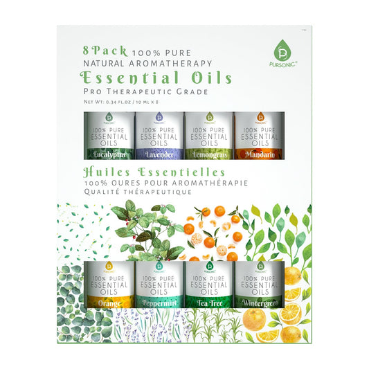 8 pack of 100% Pure Essential Aromatherapy Oils-0