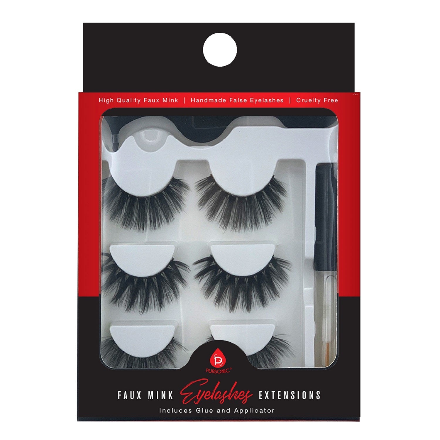 Faux Mink Style False Eyelashes Extensions-4