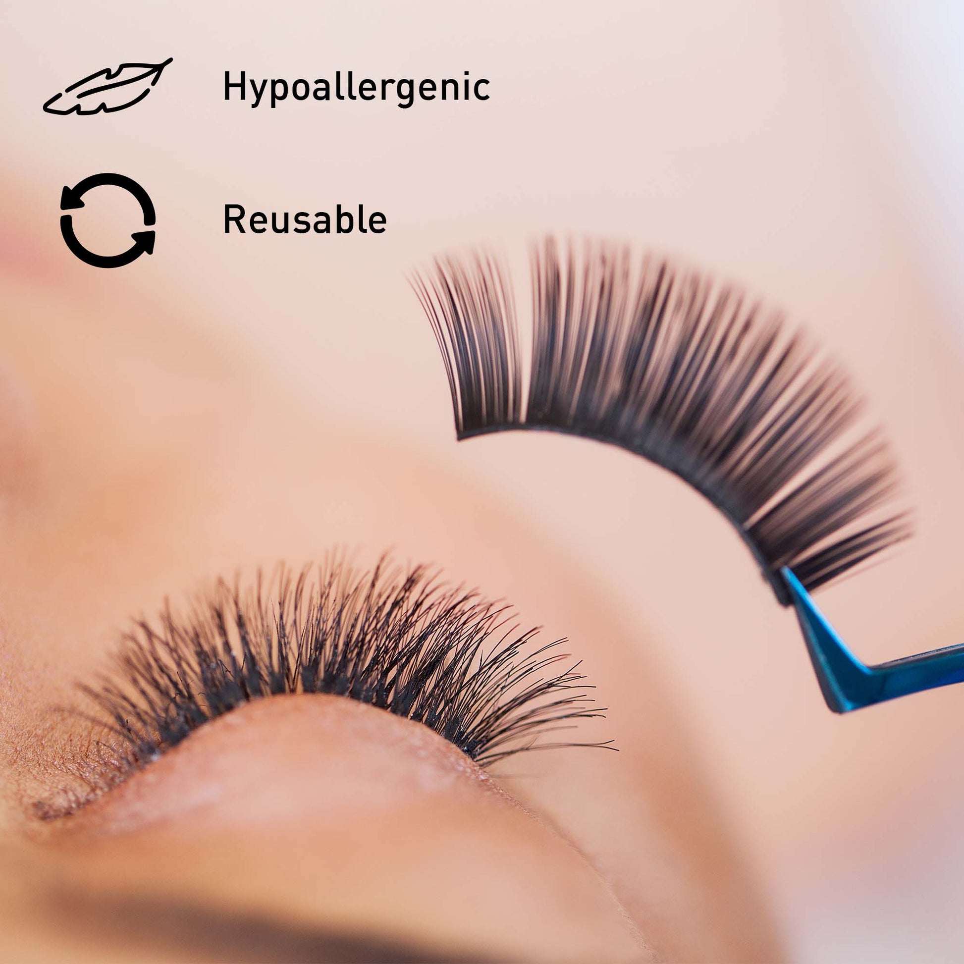 Faux Mink Style False Eyelashes Extensions-1