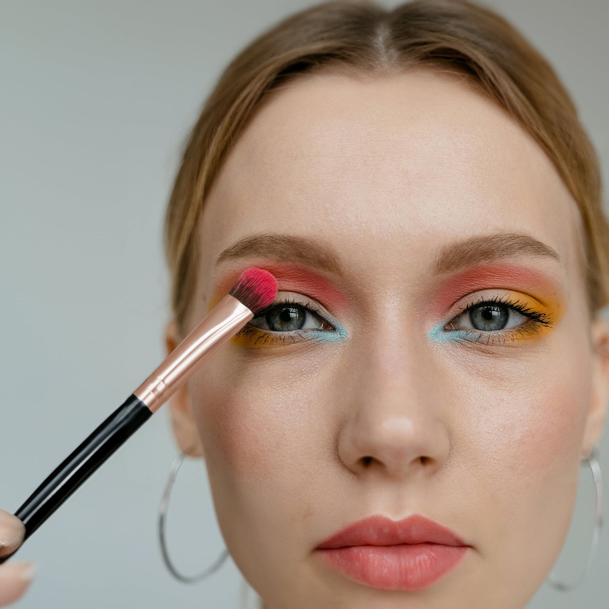 5 Pcs Studio Makeup Brush Set (Black)-3