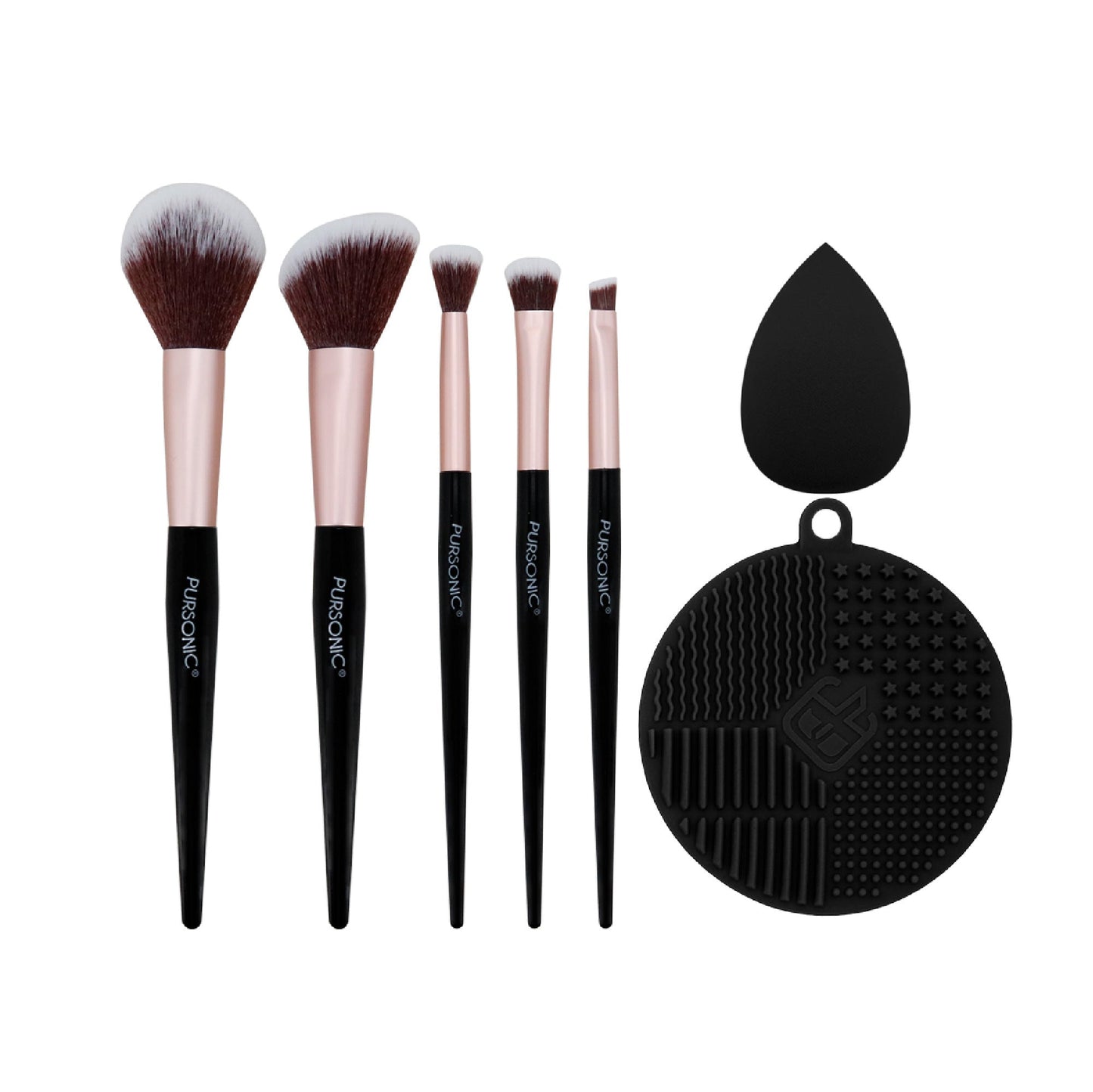 Pursonic Complete Glam 7-Piece Makeup Brush Set-3